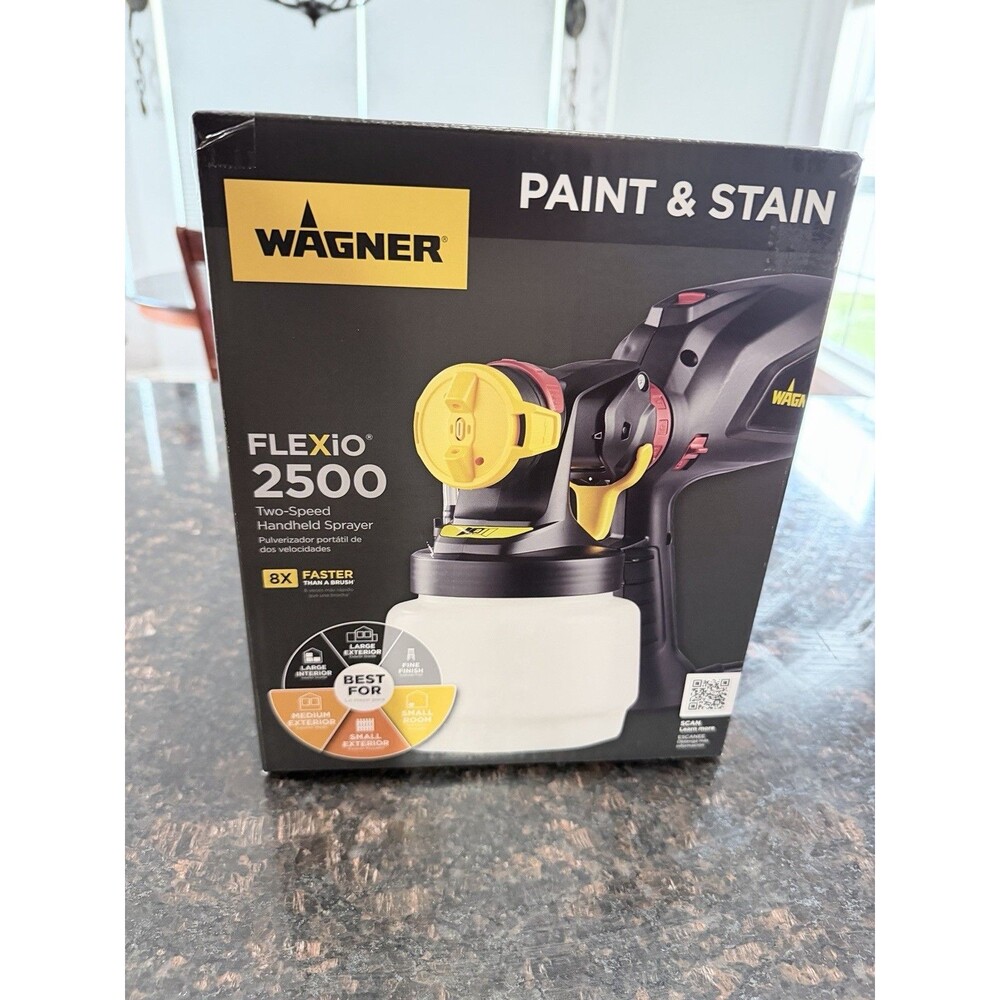 WAGNER FLEXiO 2500 2-Speed Handheld Paint/Stain/Primer Sprayer Flow AC Cup